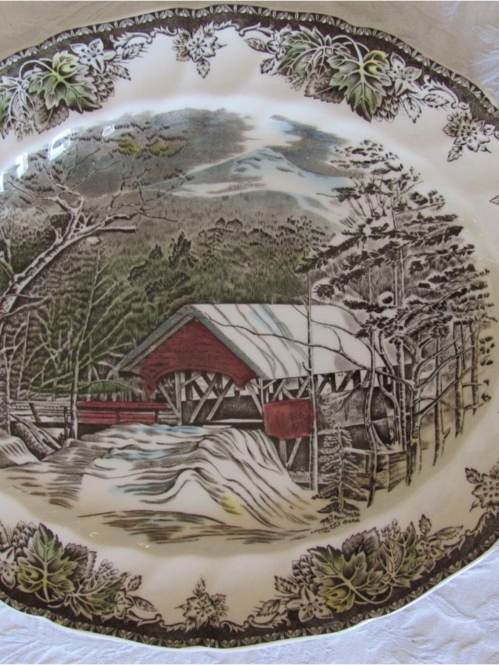 Johnson Brothers Friendly Village-England- 15" Oval Serving Platter
